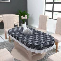 Floral Print Waterproof 6-Seater Dining Table Cover-picture-51