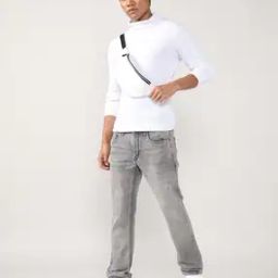 Men Mid-Wash Slim Fit Jeans-image-62