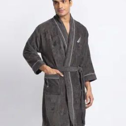 Ultra Soft Quick-Dry Bath Robe with Tie-Up Belt-7