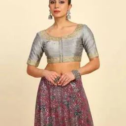 Women Embroidered Front-Open Blouse-19