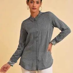 Yarn-Dyed Striped Shirt-image-55