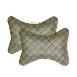 Set of 2 Checked Pillow Covers 10" x 6"-19