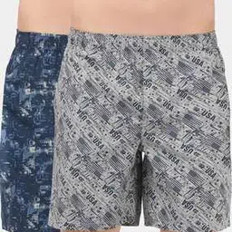 US57 Super Combed Mercerized Cotton Woven Boxer Shorts with Side Pocket-picture-17