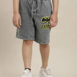 Boys Flat Front Graphic Print Shorts-image-7