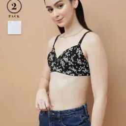 Set of 1 Cotton Bra-image-33