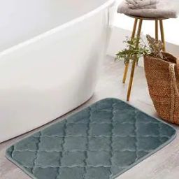 Quilted Antiskid Bath Mat 24" x 16"-16