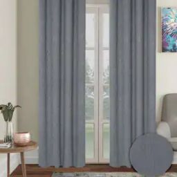 Set of 2 Eyelet Printed Door Curtains-image-47