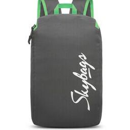 Men Typographic Print Backpack with Zip Closure-16