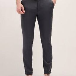 the bear house Men Flat-Front Slim Fit Trousers-picture-16