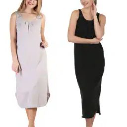 Pack of 2 Round-Neck Slips-image-40