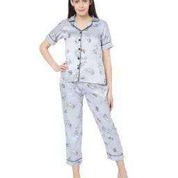 Cartoon Print Nightwear Set-image-44