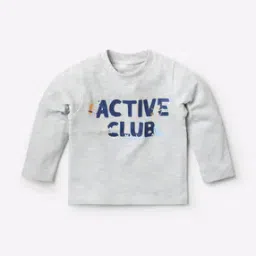 mini klub Typographic Print Round-Neck T-shirt-picture-16