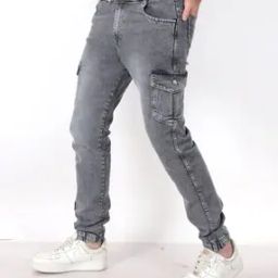 Men Washed Cargo Jogger with 5-Pocket Styling-image-74