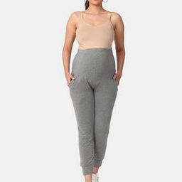 Solid High-Rise Maternity Pants-picture-28