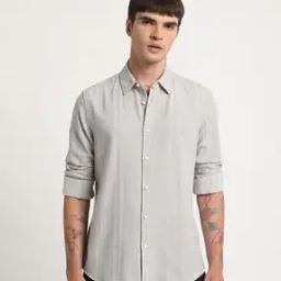 Men Striped Slim Fit Shirt-image-80