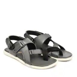 Men Strappy Sandals with Velcro Fastening-picture-6