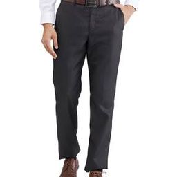 Men Relaxed Fit Flat-Front Trousers-image-91