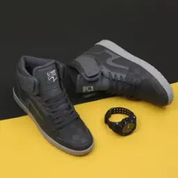 Men Round-Toe Sneakers with Lace Fastening-image-43