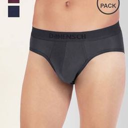 damensch Pack of 3 Solid Briefs-picture-21