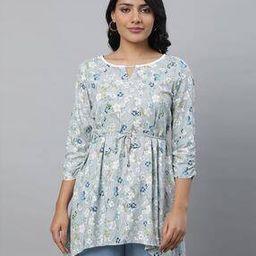 aurelia Floral Print A-Line Tunic-picture-30