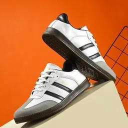 layasa Men Round-Toe Sneakers with Lace Fastening-picture-23