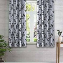 Set of 2 Printed Window Curtains-11