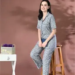 mintmarie Women Floral Nightwear Set-picture-2