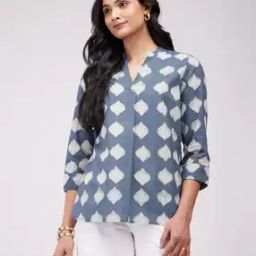 Women Geometric Print Relaxed Fit Top-picture-15