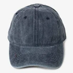french accent Denim Baseball Cap with Buckle Closure-picture-37