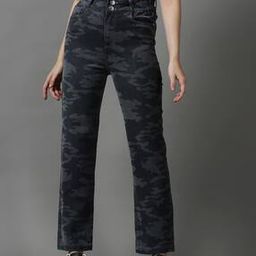 Camouflage Print Mid-Rise Relaxed Jeans-image-16