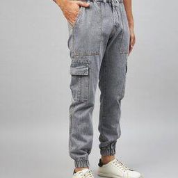 Men Heavily Washed Jogger Jeans-image-32