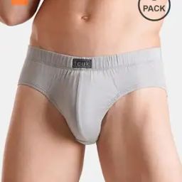 Men Pack of 2 Briefs with Logo Waistband-image-48