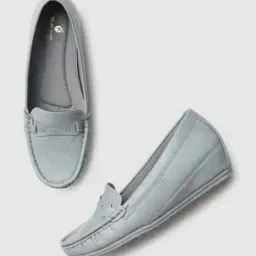 Slip-On Wedge Heeled Shoes-image-21