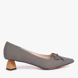 Women Sculpted Heeled Sandals with Bow Accent-image-80