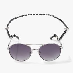 GU7640 57 10B Full-Rim UV-Protected Round Sunglasses-image-41