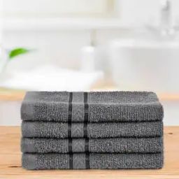 Set of 4 380 GSM Face Towels 12" x 12"-33