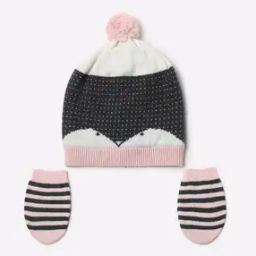 Printed Cap with Mittens-image-80