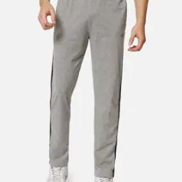 Men Straight Track Pants with Flexi Waist-31