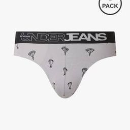 underjeans by spykar Pack of 2 Printed Briefs-picture-36