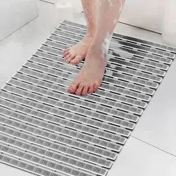 fabinaliv Striped Antiskid Rubber Shower Mat 27" x 16"-picture-18