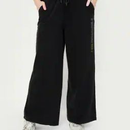 Men Straight Track Pants with Elasticated Waist-image-102