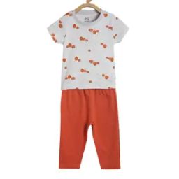 Printed Crew-Neck T-shirt with Pants-picture-18