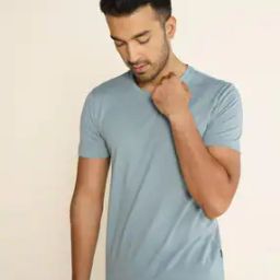Men Cotton Crew-Neck T-Shirt-image-94
