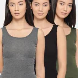Pack of 3 Sleeveless Camisoles-picture-16