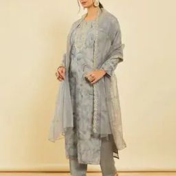 Women Printed Unstitched Dress Material-image-3