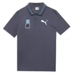 puma Boys Logo Print Regular Fit Polo T-Shirt-picture-41
