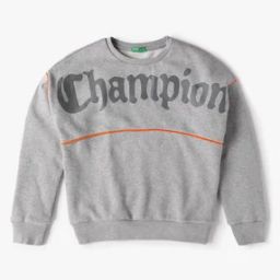 Boys Typographic Print Regular Fit Sweatshirt-image-61
