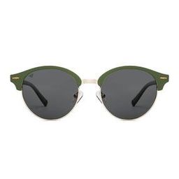 Unisex Polarized and UV Protected Clubmaster Sunglasses -VC S14482-image-43