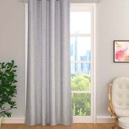 Patterned Jute Blackout Window Curtain-10