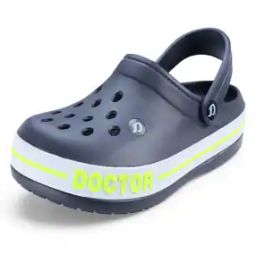 Men Perforated Slip-On Clogs-9